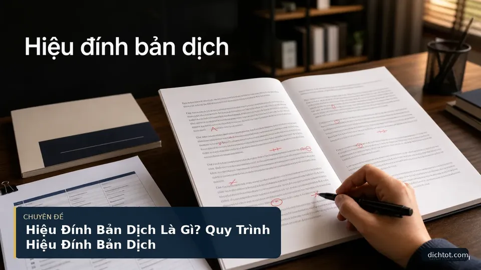 Hiệu Đính Bản Dịch Là Gì? Quy Trình Hiệu Đính Bản Dịch