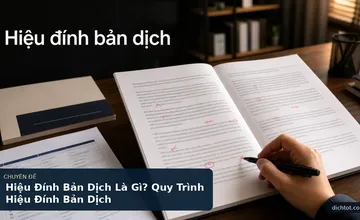 Hiệu Đính Bản Dịch Là Gì? Quy Trình Hiệu Đính Bản Dịch