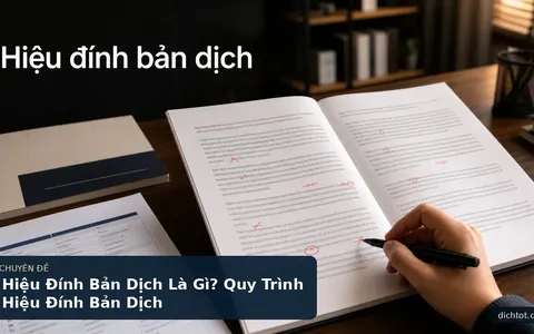 Hiệu Đính Bản Dịch Là Gì? Quy Trình Hiệu Đính Bản Dịch