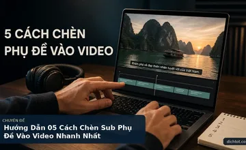 Hướng Dẫn 05 Cách Chèn Sub Phụ Đề Vào Video Nhanh Nhất