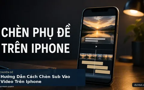 Hướng Dẫn Cách Chèn Sub Vào Video Trên Iphone