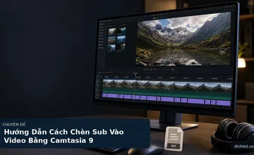 Hướng Dẫn Cách Chèn Sub Vào Video Bằng Camtasia 9