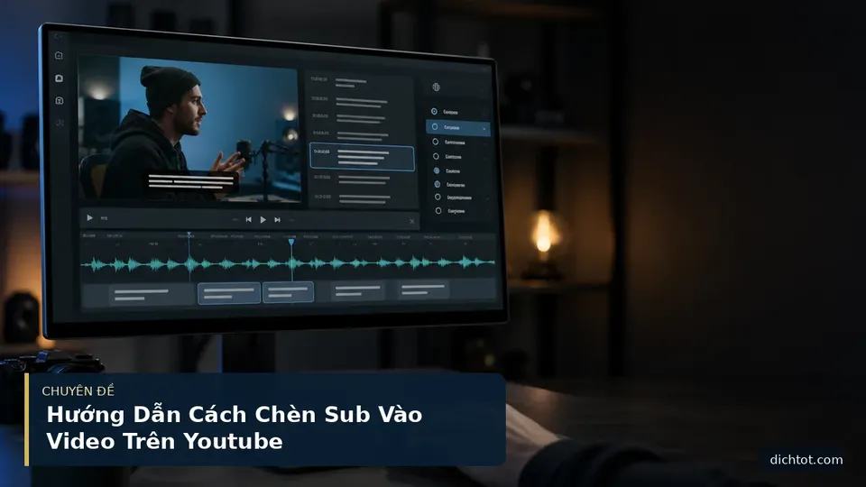 Hướng Dẫn Cách Chèn Sub Vào Video Trên Youtube