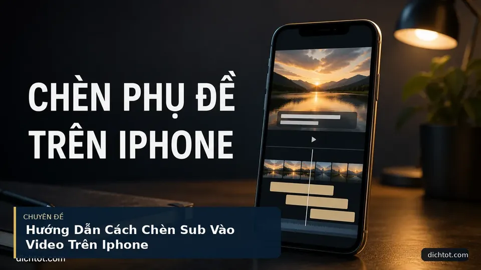 Hướng Dẫn Cách Chèn Sub Vào Video Trên Iphone