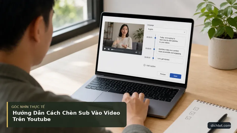Chi tiết minh họa dịch thuật trong bài Hướng Dẫn Cách Chèn Sub Vào Video Trên Youtube
