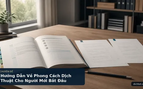 Hướng Dẫn Về Phong Cách Dịch Thuật Cho Người Mới Bắt Đầu