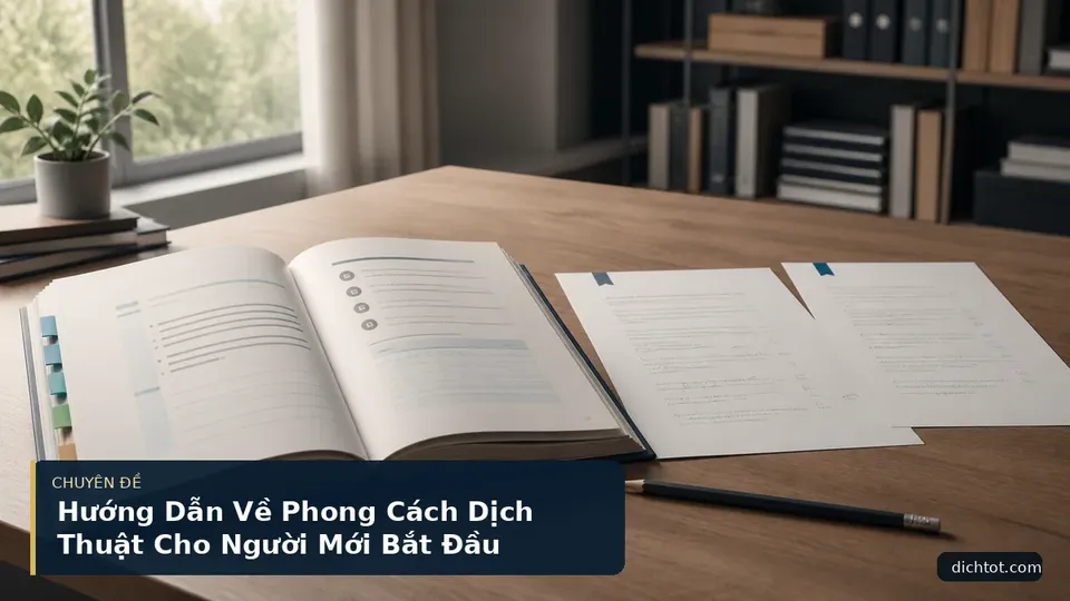 Hướng Dẫn Về Phong Cách Dịch Thuật Cho Người Mới Bắt Đầu