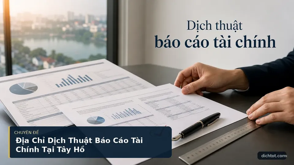Địa Chỉ Dịch Thuật Báo Cáo Tài Chính Tại Tây Hồ