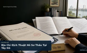 Địa Chỉ Dịch Thuật Hồ Sơ Thầu Tại Tây Hồ
