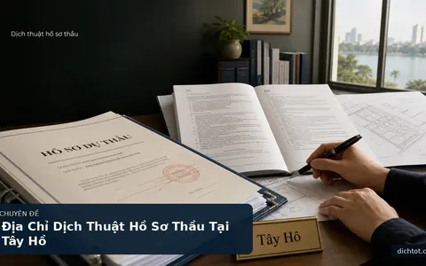 Địa Chỉ Dịch Thuật Hồ Sơ Thầu Tại Tây Hồ