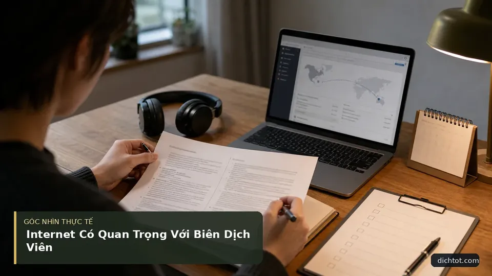 Chi tiết minh họa dịch thuật trong bài Internet Có Quan Trọng Với Biên Dịch Viên