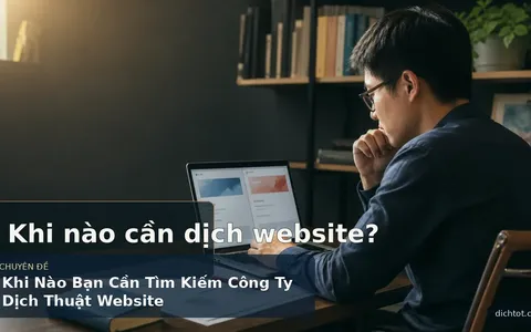 Khi Nào Bạn Cần Tìm Kiếm Công Ty Dịch Thuật Website