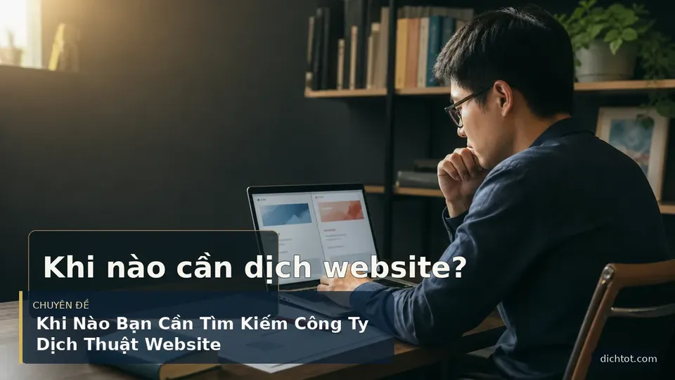 Khi Nào Bạn Cần Tìm Kiếm Công Ty Dịch Thuật Website