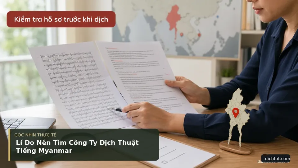 Lí Do Nên Tìm Công Ty Dịch Thuật Tiếng Myanmar — hình minh họa dịch thuật