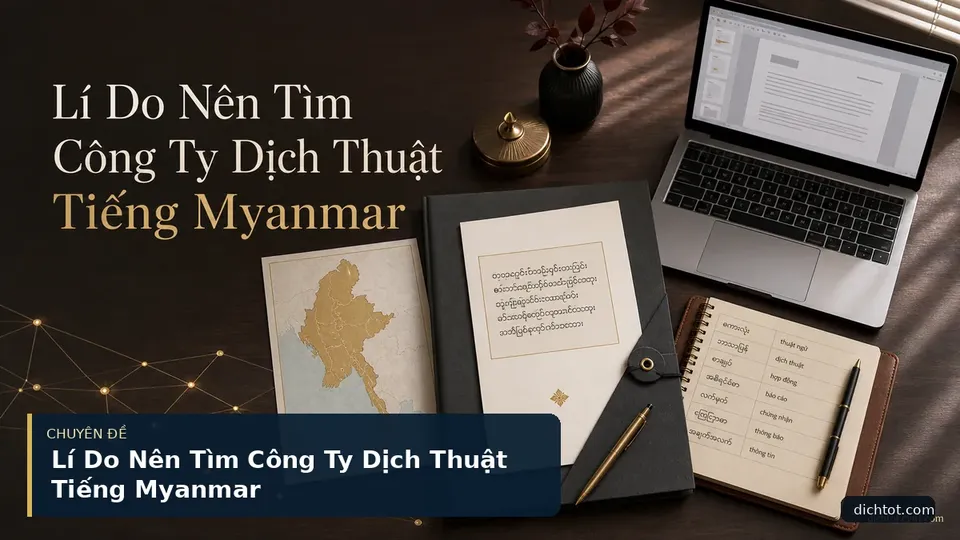 Lí Do Nên Tìm Công Ty Dịch Thuật Tiếng Myanmar