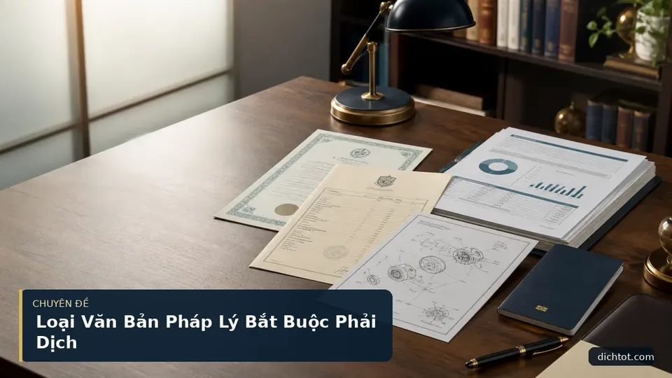 Loại Văn Bản Pháp Lý Bắt Buộc Phải Dịch