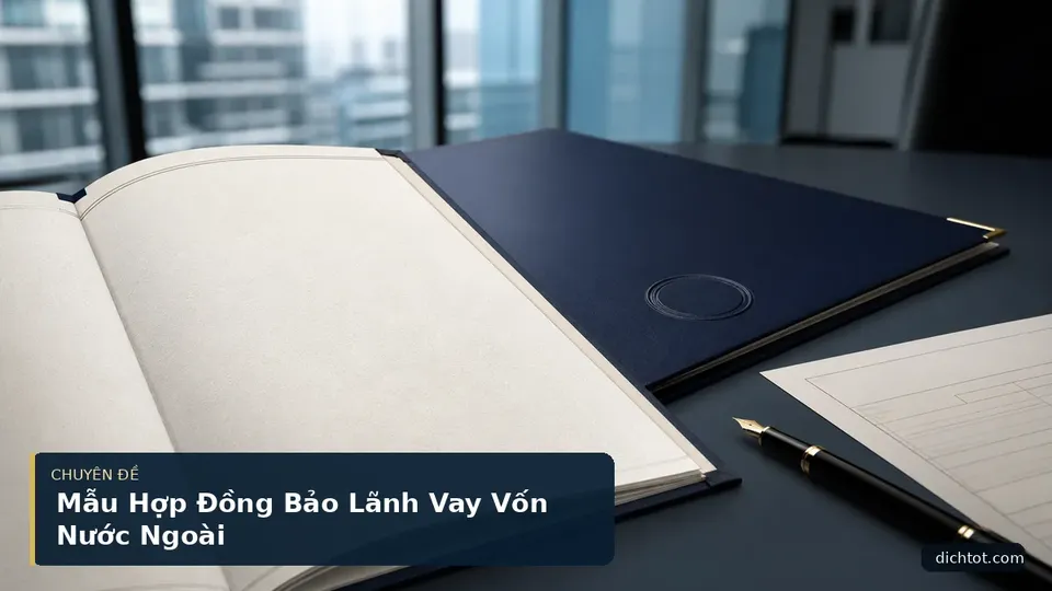 Mẫu Hợp Đồng Bảo Lãnh Vay Vốn Nước Ngoài