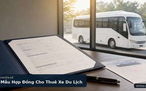 Mẫu Hợp Đồng Cho Thuê Xe Du Lịch