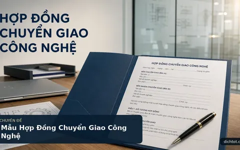 Mẫu Hợp Đồng Chuyển Giao Công Nghệ