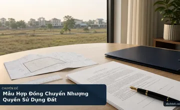 Mẫu Hợp Đồng Chuyển Nhượng Quyền Sử Dụng Đất
