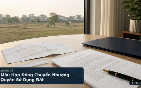 Mẫu Hợp Đồng Chuyển Nhượng Quyền Sử Dụng Đất