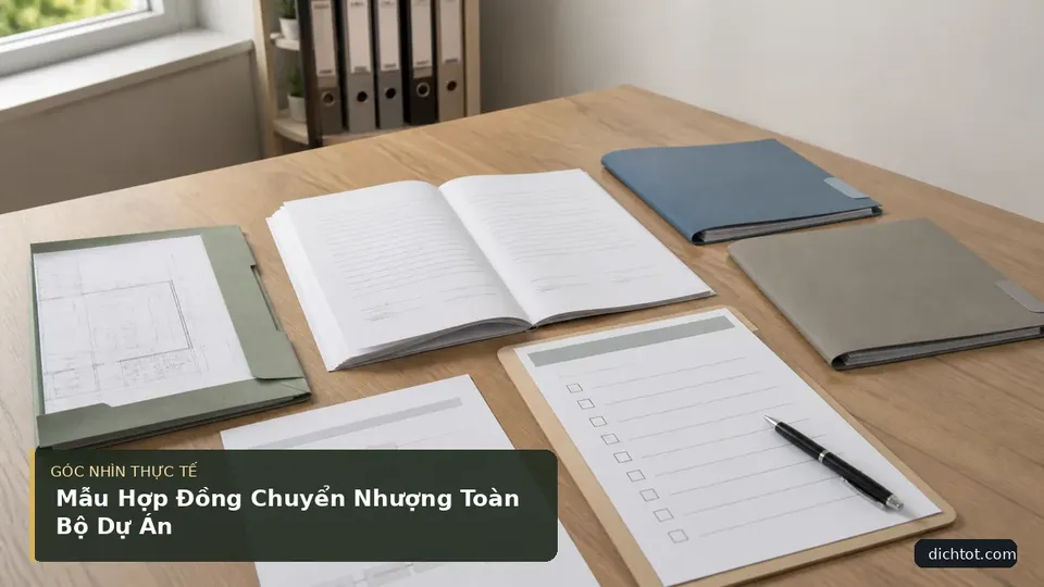 Chi tiết minh họa dịch thuật trong bài Mẫu Hợp Đồng Chuyển Nhượng Toàn Bộ Dự Án