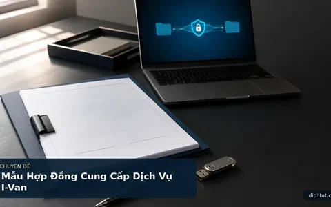 Mẫu Hợp Đồng Cung Cấp Dịch Vụ I-Van
