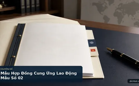 Mẫu Hợp Đồng Cung Ứng Lao Động Mẫu Số 02