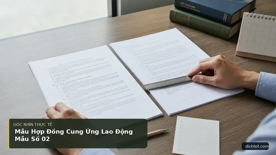 Chi tiết minh họa dịch thuật trong bài Mẫu Hợp Đồng Cung Ứng Lao Động Mẫu Số 02
