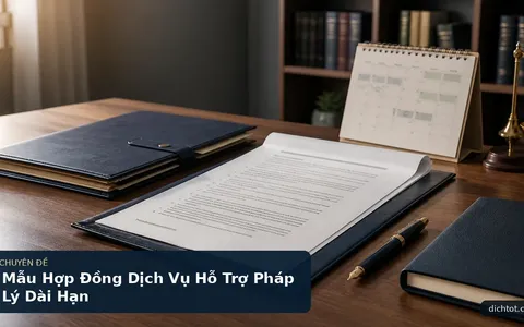 Mẫu Hợp Đồng Dịch Vụ Hỗ Trợ Pháp Lý Dài Hạn