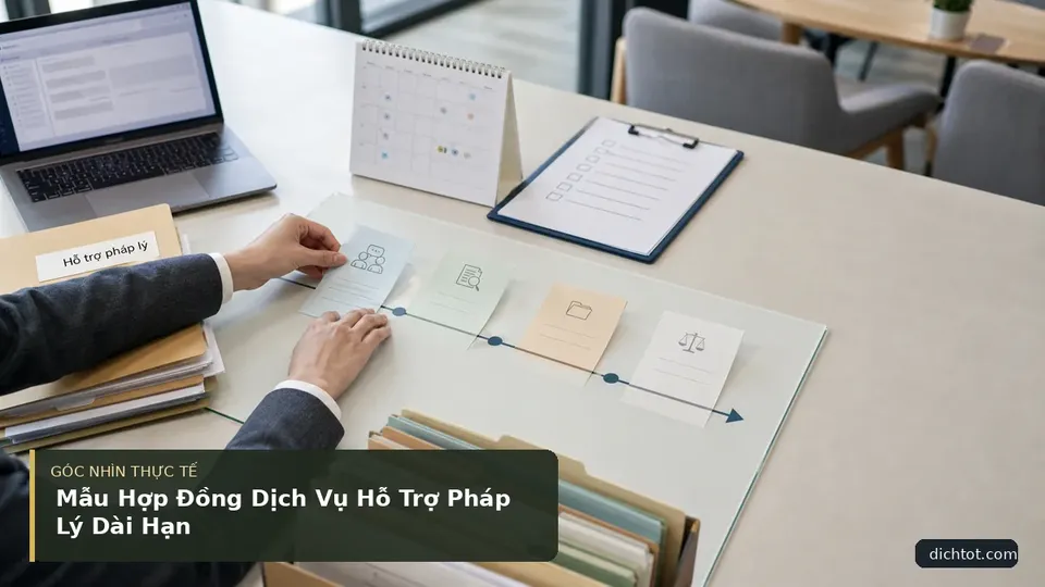 Chi tiết minh họa dịch thuật trong bài Mẫu Hợp Đồng Dịch Vụ Hỗ Trợ Pháp Lý Dài Hạn