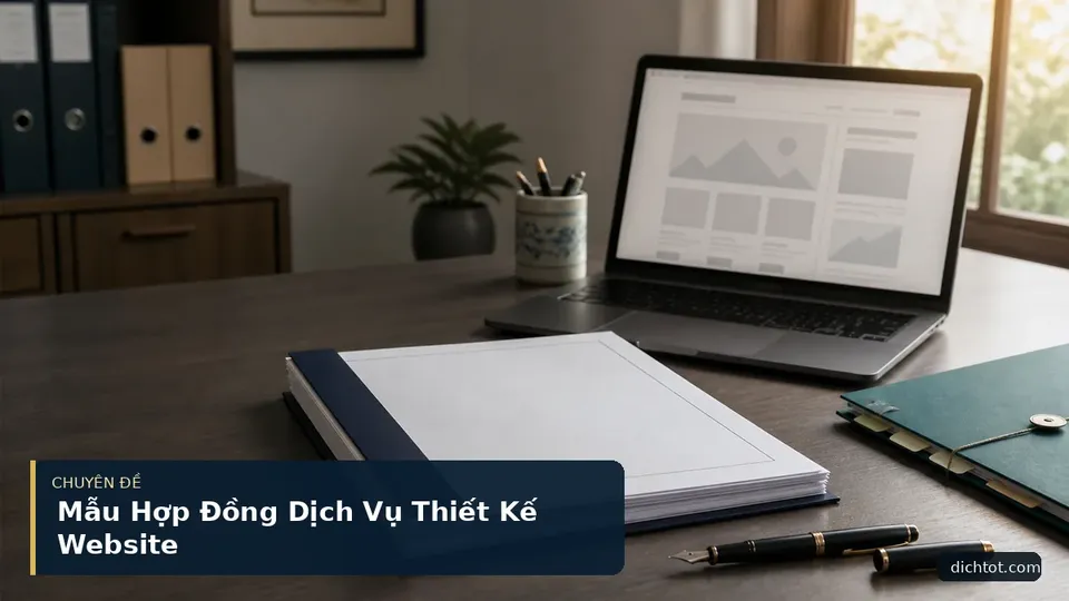 Mẫu Hợp Đồng Dịch Vụ Thiết Kế Website
