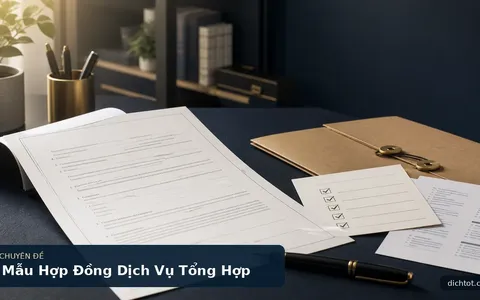 Mẫu Hợp Đồng Dịch Vụ Tổng Hợp