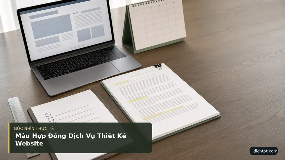 Chi tiết minh họa dịch thuật trong bài Mẫu Hợp Đồng Dịch Vụ Thiết Kế Website