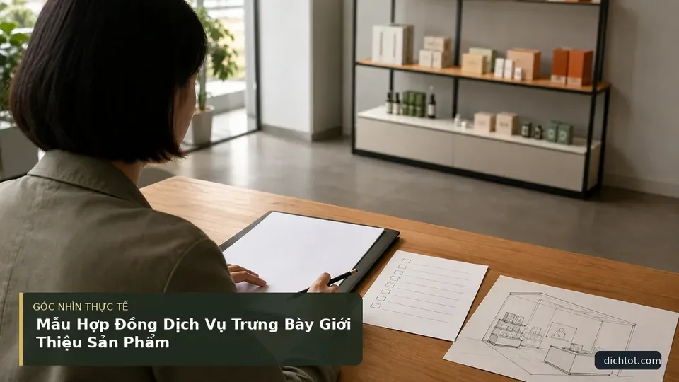Chi tiết minh họa dịch thuật trong bài Mẫu Hợp Đồng Dịch Vụ Trưng Bày Giới Thiệu Sản Phẩm