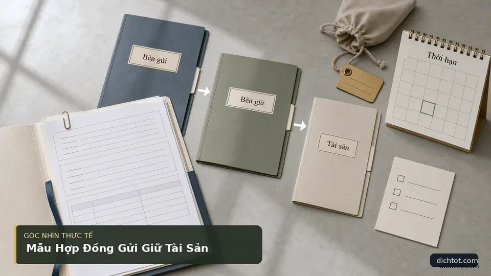Chi tiết minh họa dịch thuật trong bài Mẫu Hợp Đồng Gửi Giữ Tài Sản