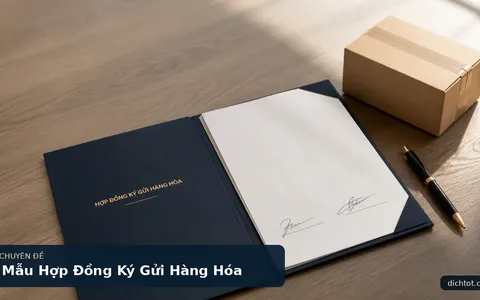 Mẫu Hợp Đồng Ký Gửi Hàng Hóa