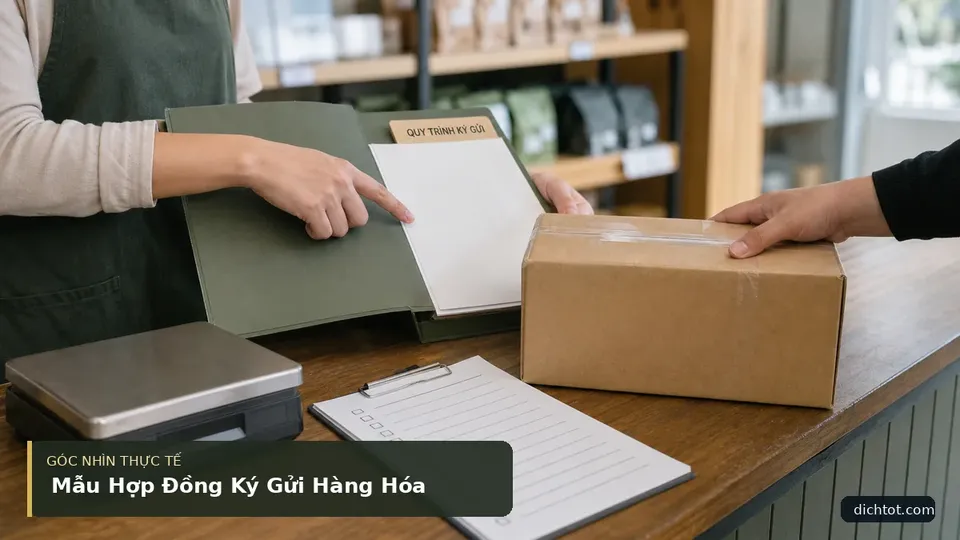 Chi tiết minh họa dịch thuật trong bài Mẫu Hợp Đồng Ký Gửi Hàng Hóa