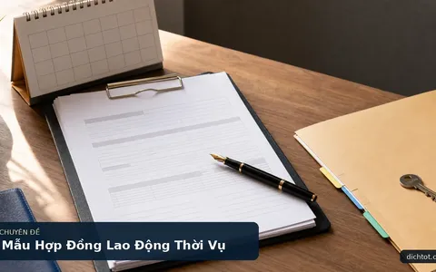 Mẫu Hợp Đồng Lao Động Thời Vụ