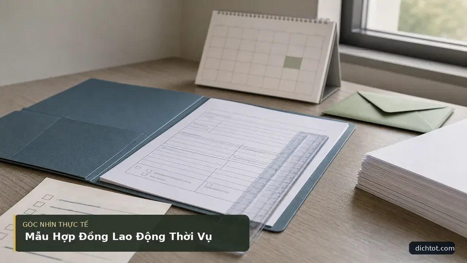 Chi tiết minh họa dịch thuật trong bài Mẫu Hợp Đồng Lao Động Thời Vụ