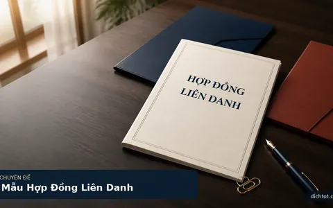 Mẫu Hợp Đồng Liên Danh