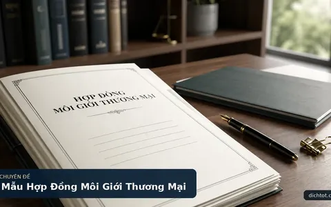 Mẫu Hợp Đồng Môi Giới Thương Mại