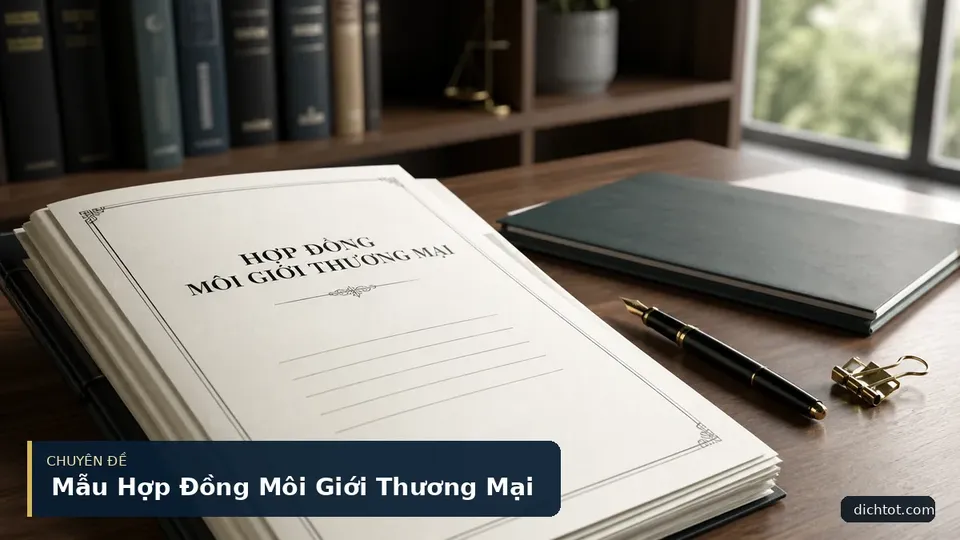 Mẫu Hợp Đồng Môi Giới Thương Mại