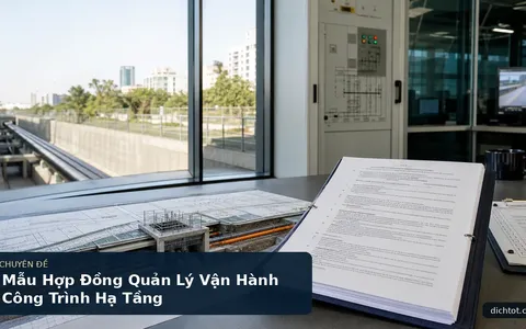 Mẫu Hợp Đồng Quản Lý Vận Hành Công Trình Hạ Tầng
