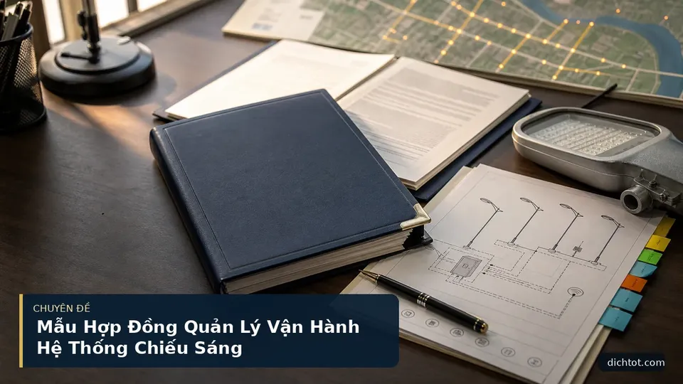 Mẫu Hợp Đồng Quản Lý Vận Hành Hệ Thống Chiếu Sáng