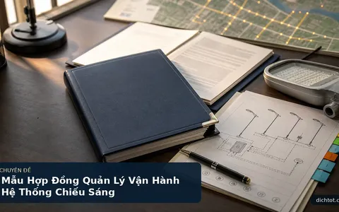 Mẫu Hợp Đồng Quản Lý Vận Hành Hệ Thống Chiếu Sáng