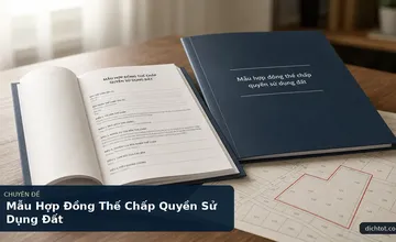 Mẫu Hợp Đồng Thế Chấp Quyền Sử Dụng Đất
