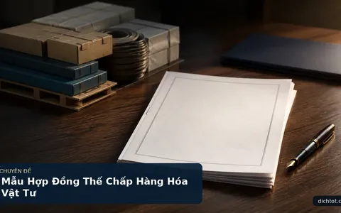 Mẫu Hợp Đồng Thế Chấp Hàng Hóa Vật Tư