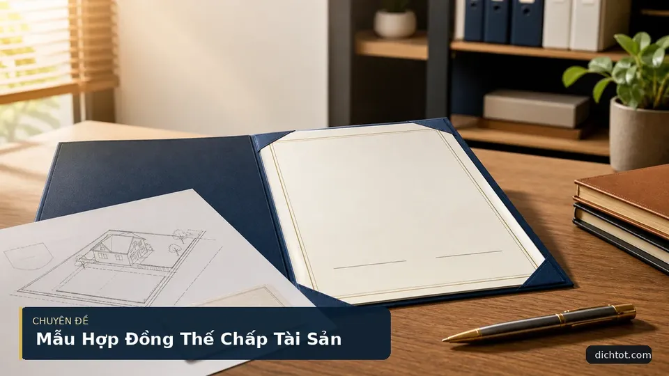 Mẫu Hợp Đồng Thế Chấp Tài Sản