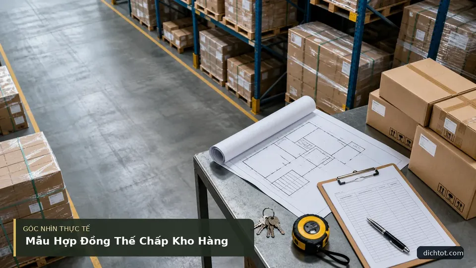 Chi tiết minh họa dịch thuật trong bài Mẫu Hợp Đồng Thế Chấp Kho Hàng